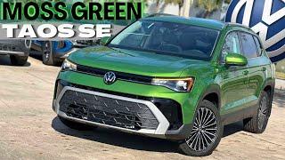 2025 VW Taos SE Debuts Moss Green Metallic Paint and Off-Road Adventure Package