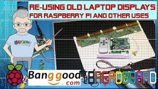 Old laptop Screens on a Raspberry PI... Yes indeed.