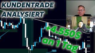 Kundentrade Analyse 4.550$ Profit am Tag - #02