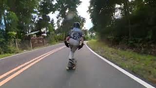 Just a descend! | Raw run #Downhillskateboarding #philippines #palawan #extremesports #raw