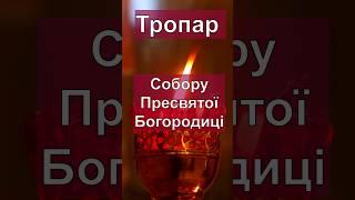 #Тропар Собору Пресвятої Богородиці #shorts