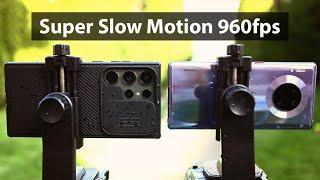 Samsung Galaxy S23 Ultra vs. Huawei Mate 30 PRO super slow motion competition