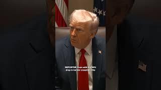 Trump says he will not stop tariffs despite border crossing drop