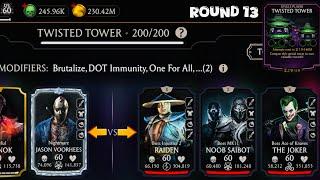 Twisted Tower Boss Battle 200 & 170,190 Fight + Reward MK Mobile | Nightmare Jason Vorhees