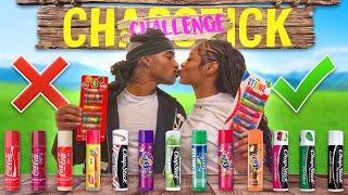 CHAPSTICK CHALLENGE WITH MY MAN *SPICY* 