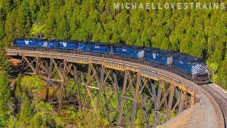 Extreme Freight Trains on Montana's Mullan Pass