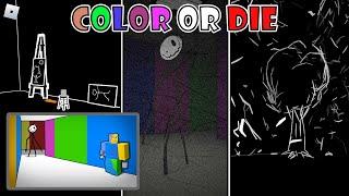 Roblox: Color or Die  – full walkthrough // New Horror Game █ Roblox – games █