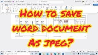 How to save word document as JPEG? T.Issa |JMom's Gallery 