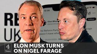 Elon Musk says Farage 'doesn't have what it takes’ to lead Reform