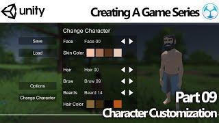 Unity Game Creator - Create a Game 09: Character Customization