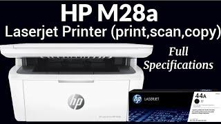 HP M28a Laserjet Multifunction Printer Full Specifications