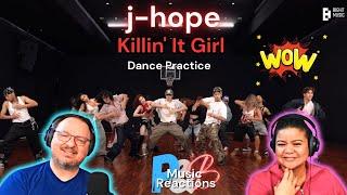 j-hope (BTS) "Killin' It Girl" (Dance Practice Video) | Couples Reaction!