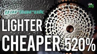 Lighter, cheaper 520% than XTR and XX1  | Garbaruk 10-52T Cassette 12 Speed Micro Spline HG+ Review