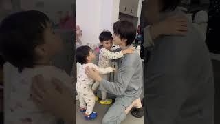 #要是爸爸能有分身就好了 #人类幼崽的整活日记 #爸爸带娃  #cute #骗你生娃系列 #搞笑