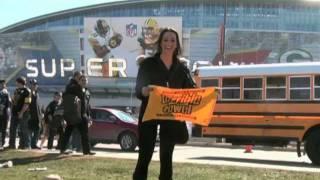 Girl in Heels takes on the Superbowl