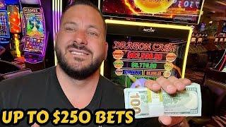 $250 BETS ABSOLUTELY CRAZY JACKPOTS ON DRAGON LINK!