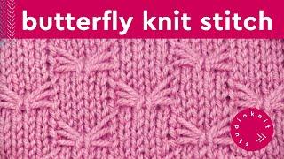 Butterfly Stitch | Slip Stitch Knitting Pattern