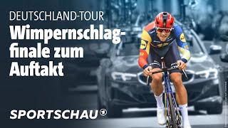 Deutschland-Tour, Prolog Highlights: Einfahren in Schweinfurt | Sportschau