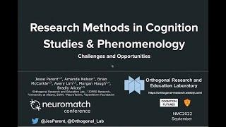 Research Methods in Cognition Studies and Phenomenology