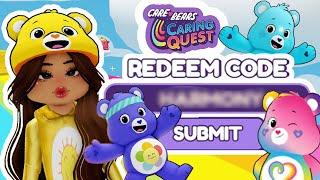 *NEW* CAREBEARS IN ROBLOX!? + *CODE!* (WORKING 2024)