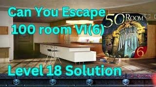 Can you escape the 100 room VI Level 18 Solution