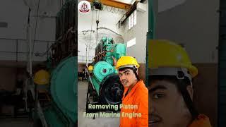 #Marine Engine | #Piston | #Removing Piston From Marine Engine