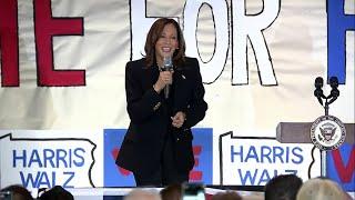 Vice President Harris makes last-minute stop in Scranton