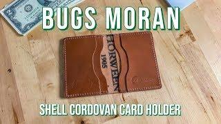 Ashland Leather Card Holder | Bugs Moran | Horween Natural Shell Cordovan