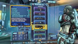 Borderlands: The Pre-Sequel - Fashionable Snider (Blue Loot) Dazzling Partitioned Splitter Details