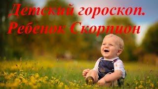 Детский гороскоп. Ребенок Скорпион