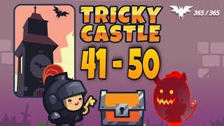 Tricky Castle Witch Tower Level 41 - 50 Walkthrough and Bats