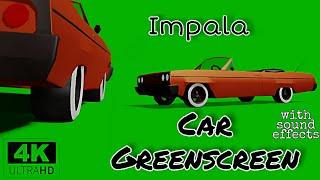 Greenscreen car hd video chroma key effect