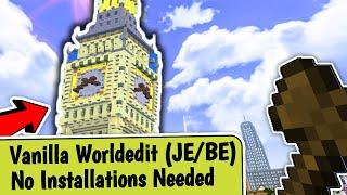 How to Use Worldedit in Minecraft without installing anything (JE/BE)