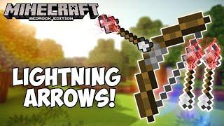 How to Make Lightning Arrows in Minecraft | Bedrock Command Block Tutorial