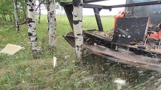 Quick Attach Rage disc mulcher for skid steer, demo by Swift Fox Industries