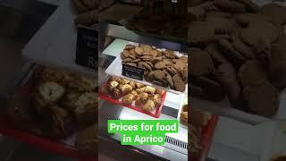 Prices for cooked Food in Aprico (1$ - 320 LKR)