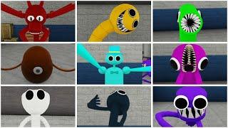 Rainbow Friends rp Concepts NEW Update All Jumpscares + All Morphs