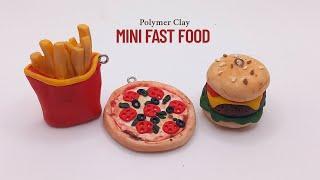 Mini Fast Food Charms | Polymer Clay Tutorial