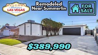 Affordable Single Story Home for Sale in Las Vegas | Near Summerlin | No HOA | Under 400k