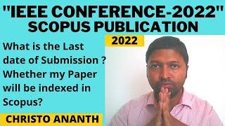 Christo Ananth - IEEE Conference  -  October 2022 - Review in English - Scopus