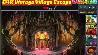 G4K Vintage Village Escape - walkthrough...