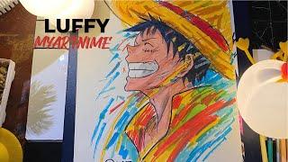 Como Dibujar LUFFY paso a paso || ONE PIECE LUFFY || Anime | Draw