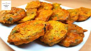 Baingan Pakora recipe by Europe and Food | Baingan K Pakoray by Europe and Food