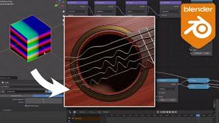 Making Guitar Strings in Blender shader nodes