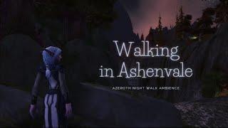 Walking in Ashenvale at nightWORLD OF WARCRAFT | RELAXING WITH NATURE SOUNDS AND VANILLA MUSIC