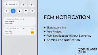 FCM Notification Without Serverkey | Firebase Could Messaging | Background Notification