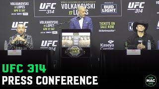 UFC 314 Miami Pre-fight Press Conference (Full)