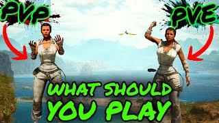 Should You Play PVP or PVE in Ark Survival Ascended?!?! PVE/PVP Explained and 20 Pros/Cons!!!!