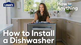 How To Install a Dishwasher | How To Anything