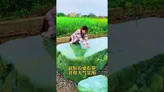#natural stone #stone table stone bench #tea table tea table